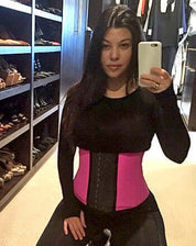 Playgirl Fuscia Latex Work Out Waist Trainer