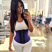 Playgirl Blue Latex Work Out Waist Trainer