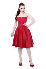 The Lady In Red Corset Dress