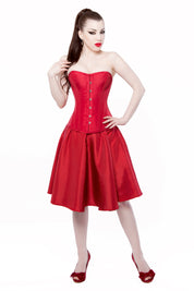 The Lady In Red Corset Dress