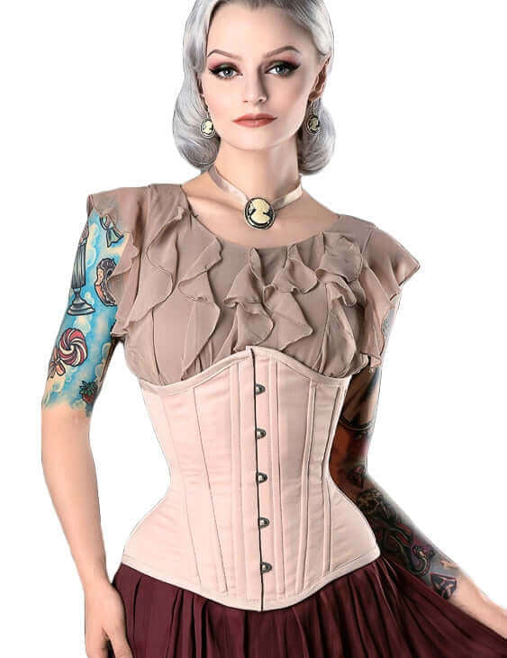 Nude Steel Boned Corset