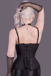 Burlesque Blue Steel Boned Corset