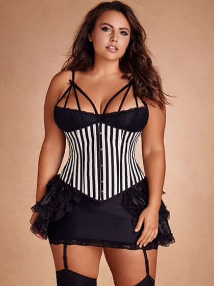 Plus Size La Strisca Steel Boned Underbust Corset