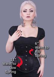 Long Steel Boned Corset Long