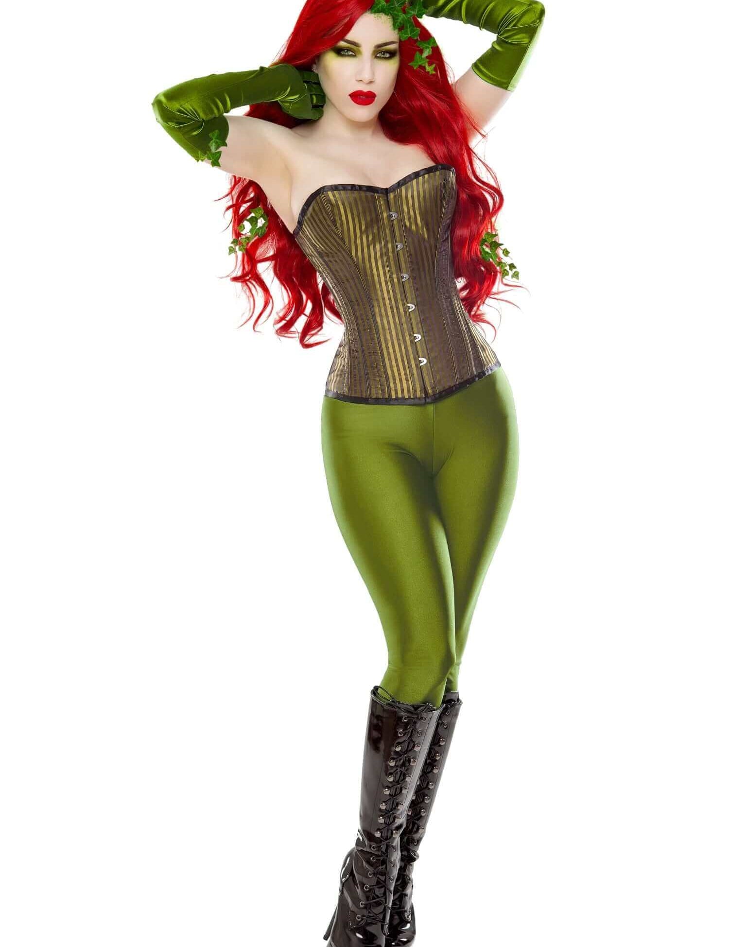 Playgirl Light Green Steampunk Poison Ivy Leggings