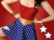 Red Wonder Woman Corset