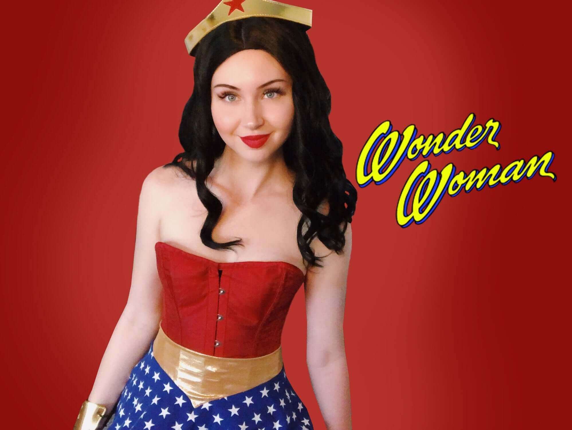 Red Wonder Woman Corset