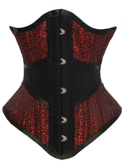 Playgirl Faith Wisp Waist Training 24 Bone Corset In Brocade & Satin