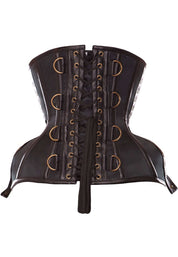 Curvella Full Hips Corset With Brass Details