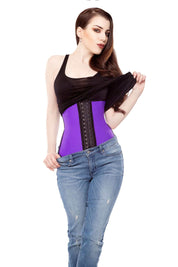 Playgirl Purple Latex Work Out Waist Trainer