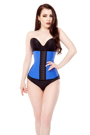 Playgirl Blue Latex Work Out Waist Trainer