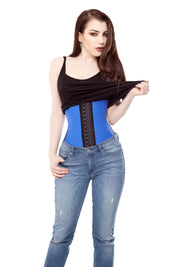 Playgirl Blue Latex Work Out Waist Trainer