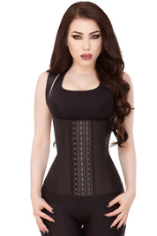 Playgirl Black Latex Waist Trainer Sports Vest