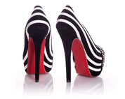 Playgirl Stars & Stripes Shoes In Black & White