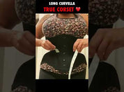 Curvella Long 24 Bone Full Hips Cotton Waist Training Corset