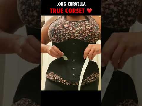 Curvella Long 24 Bone Full Hips Cotton Waist Training Corset